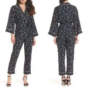 ADELYN RAE Addison Pajama Jumpsuit Romper